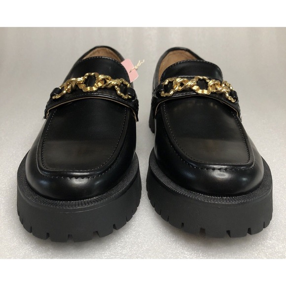 Sam & Libby Women's Black Rylan Lug Sole Loafer Low Top Slip-On 8.5 NEW - Picture 16 of 16